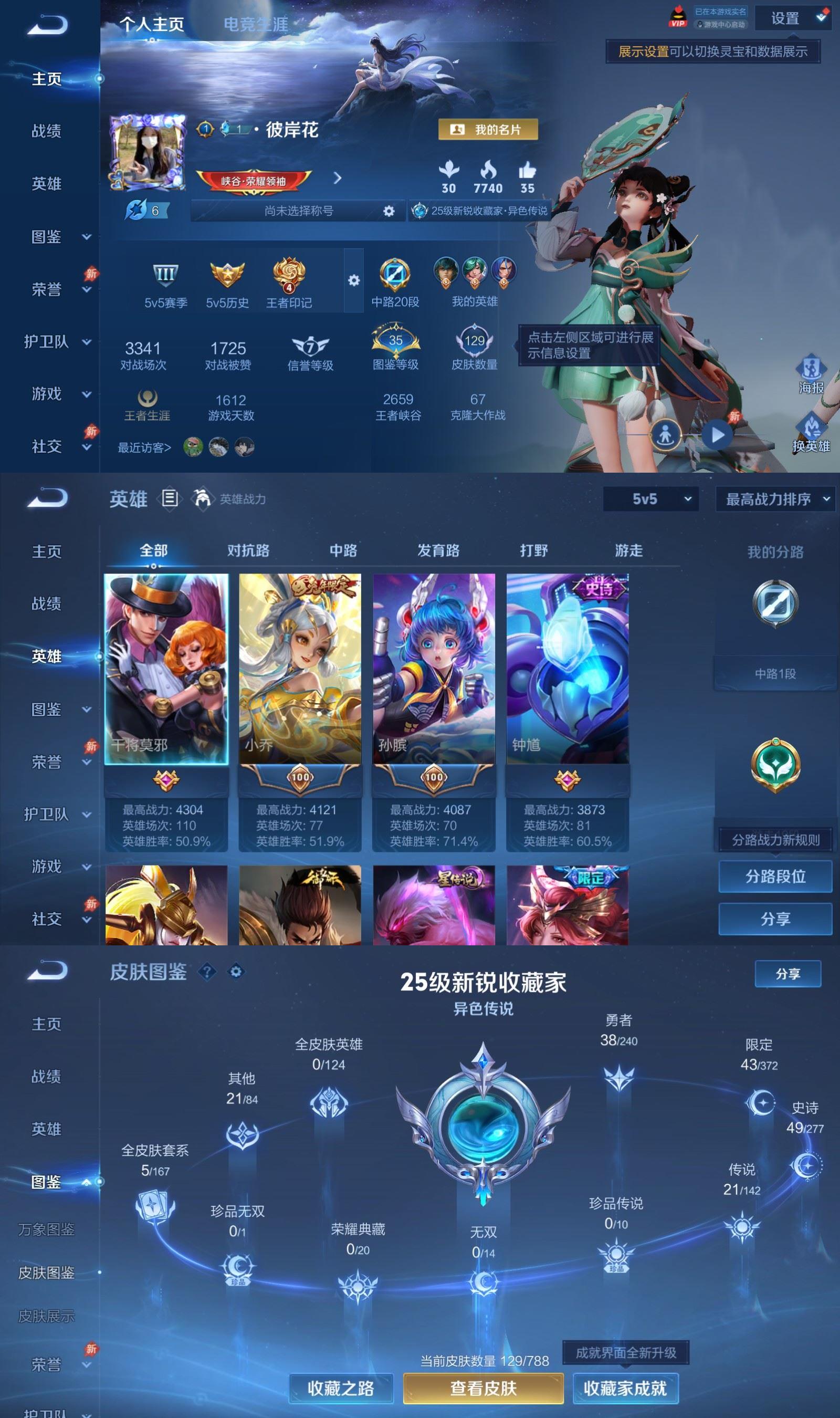 WZQM4289205王者荣耀账号详情图2 WZQM4289205王者荣耀账号详情图2