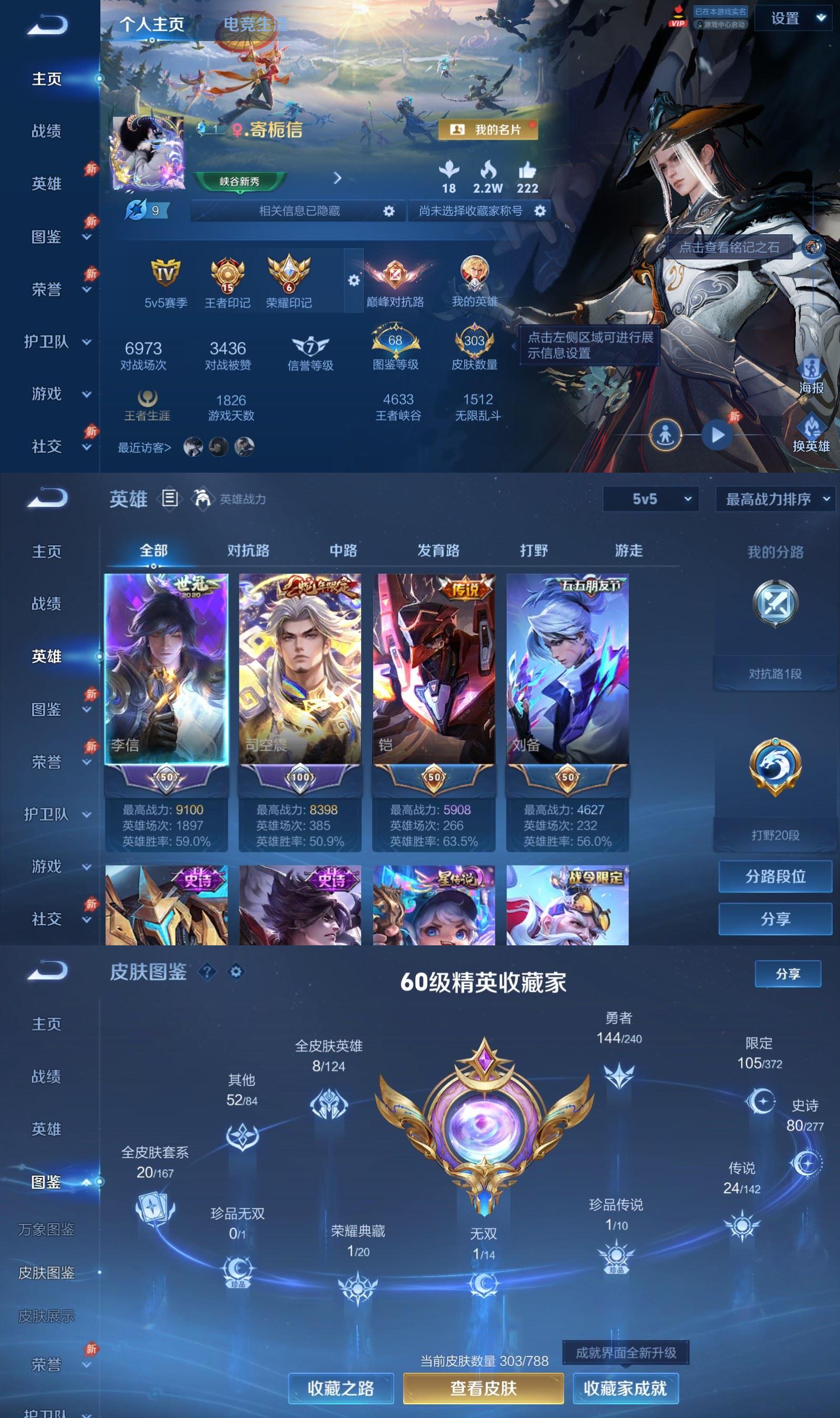 WZQM4289689王者荣耀账号详情图2