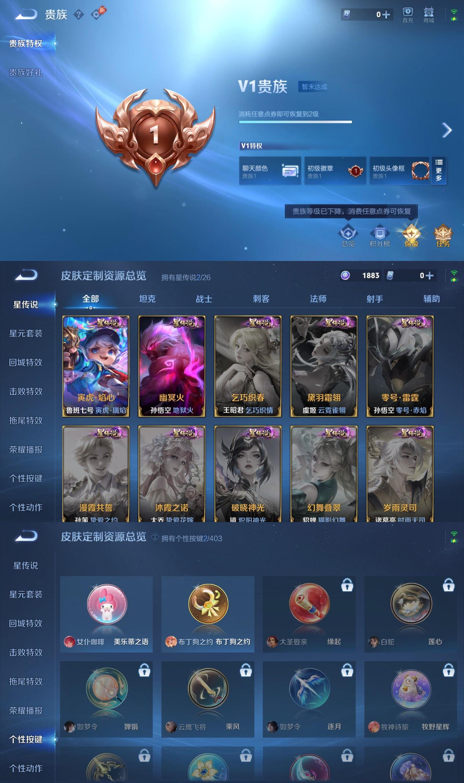 WZCMW4314578王者荣耀账号详情图4