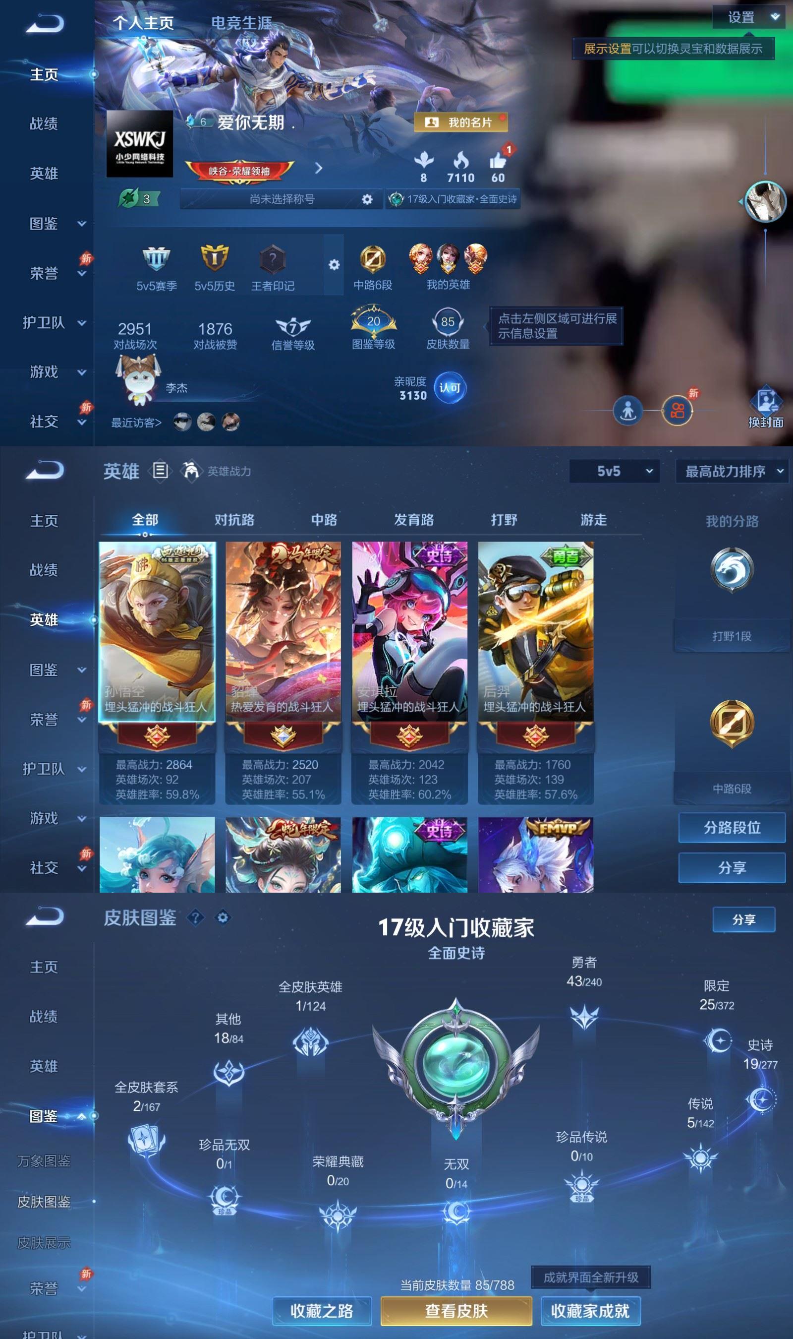 WZCMW4315613王者荣耀账号详情图1