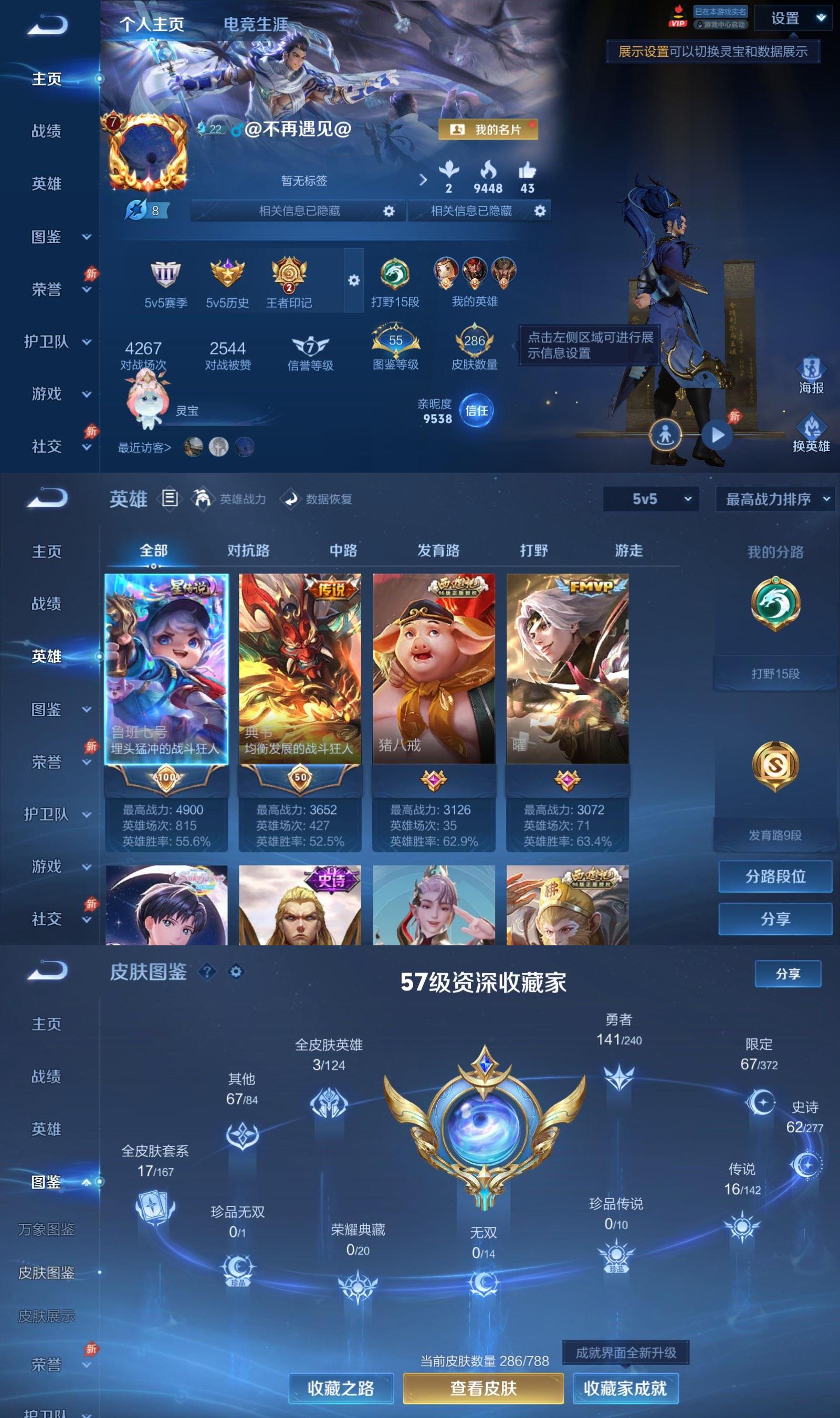 WZQM4307084王者荣耀账号详情图2