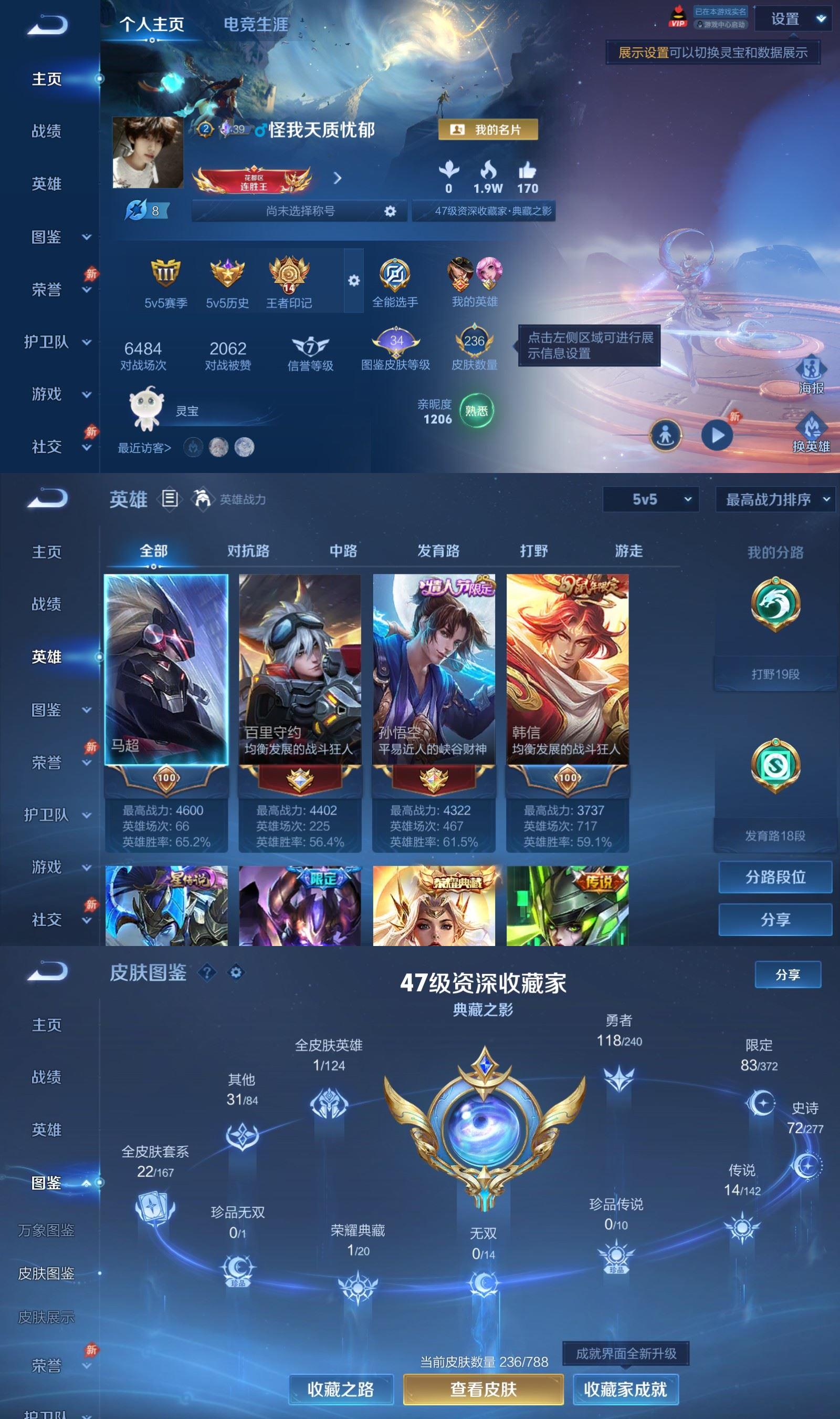 WZQM4346578王者荣耀账号详情图2