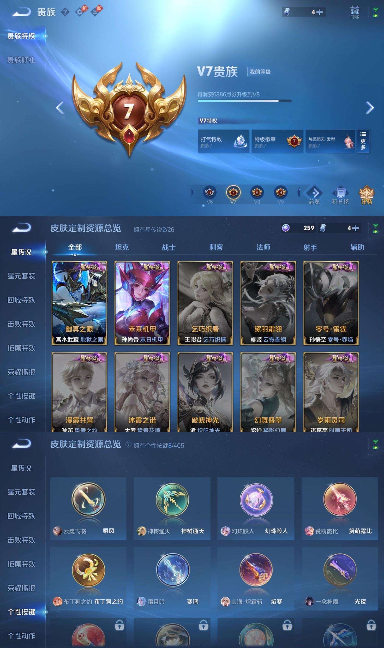 WZQM4338499王者荣耀账号详情图7