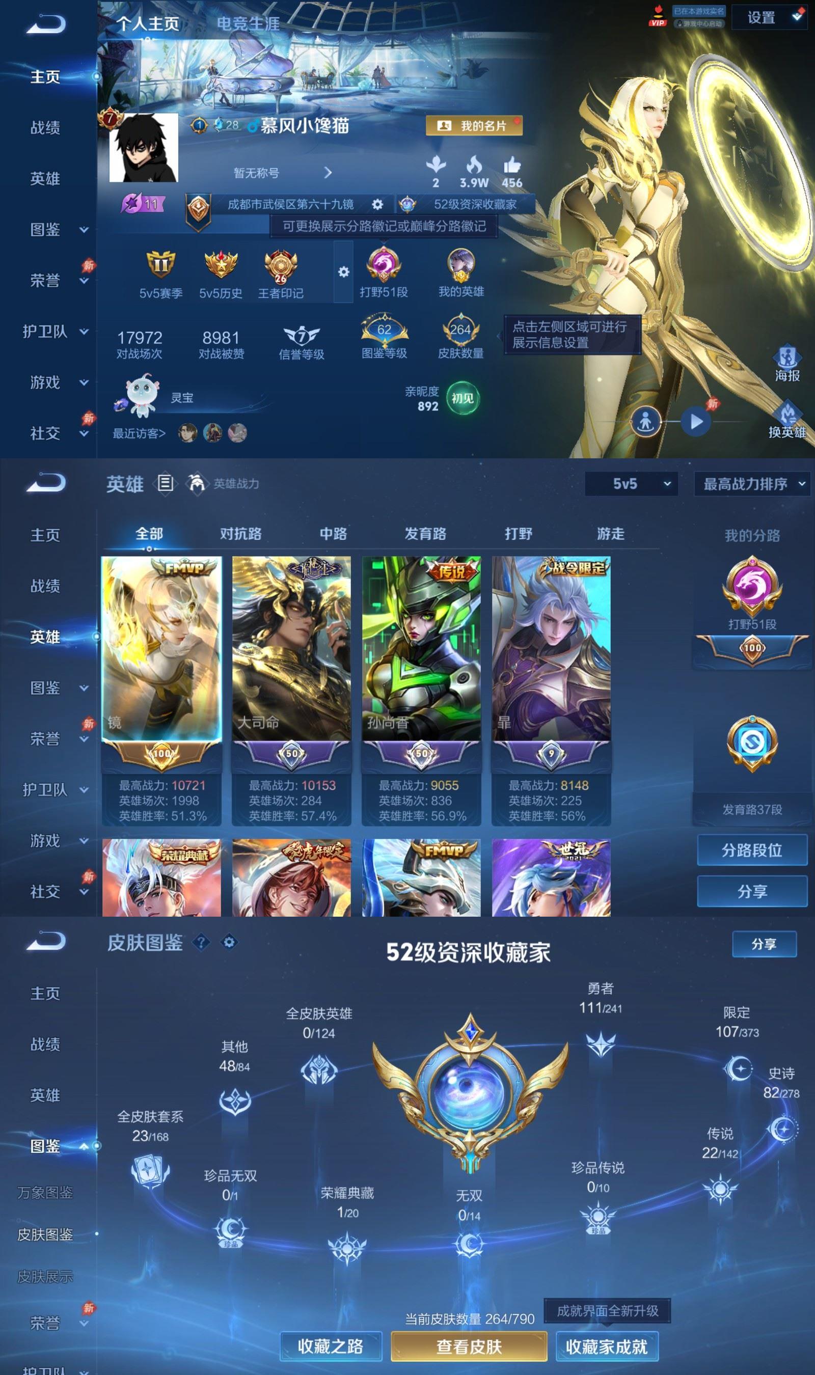 WZQM4338525王者荣耀账号详情图2
