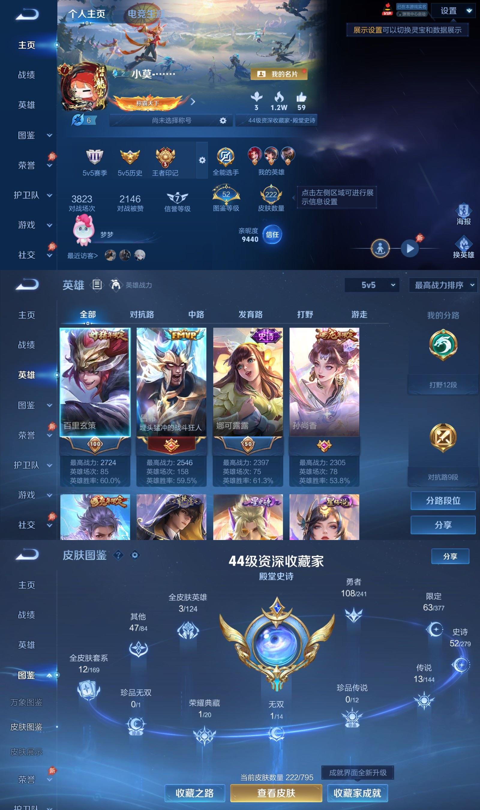 WZQM4346004王者荣耀账号详情图2