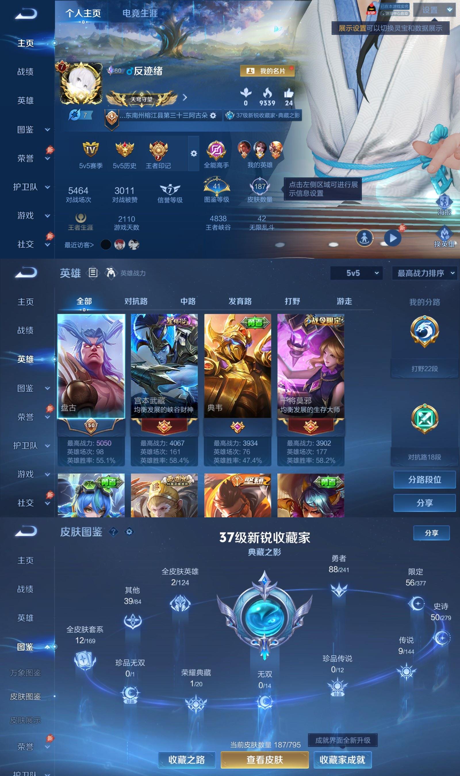 WZCMW4381947王者荣耀账号详情图1