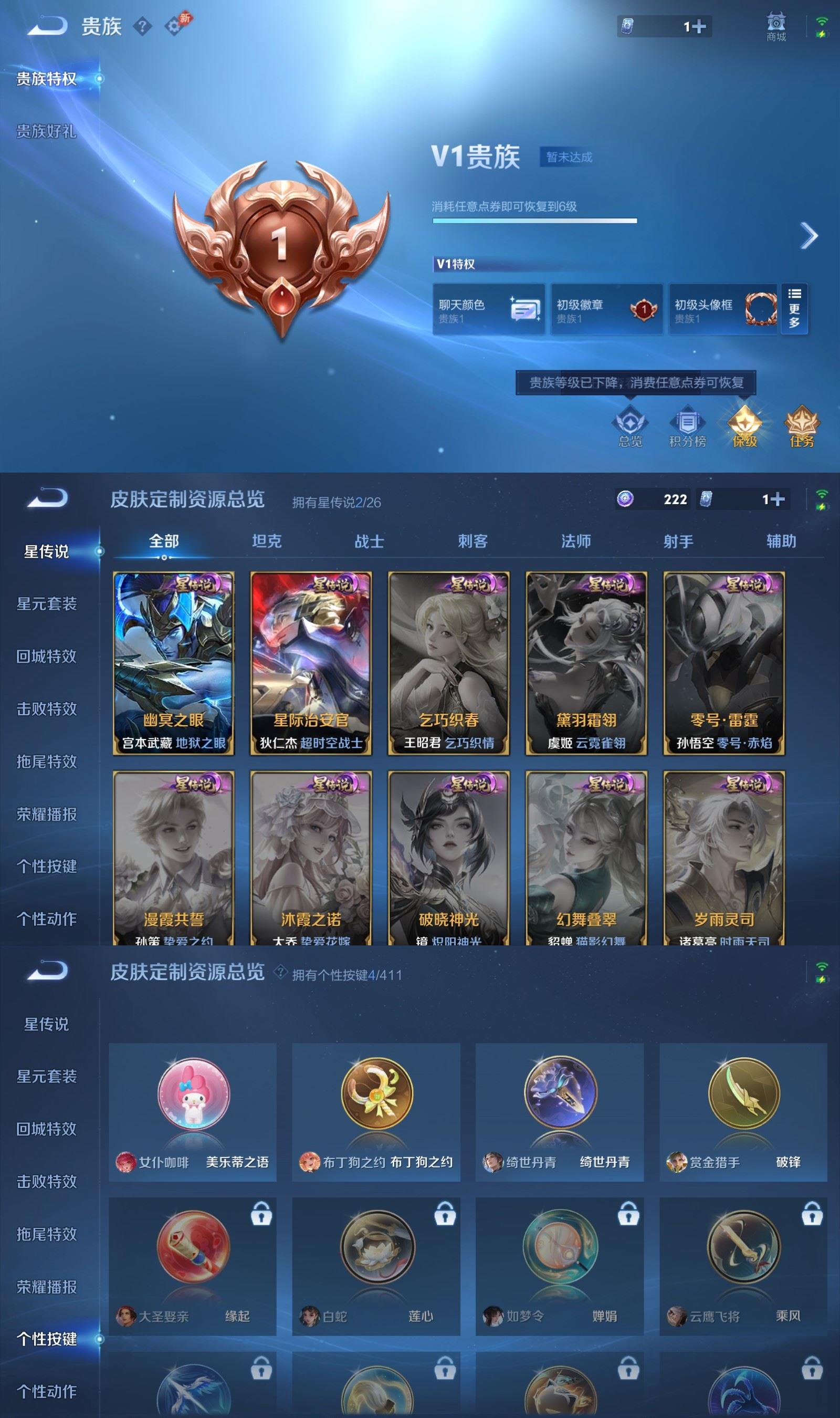 WZCMW4399027王者荣耀账号详情图5 WZCMW4399027王者荣耀账号详情图5